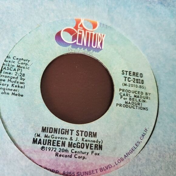 Vintage 1972 Maureen McGovern vinyl 35 record - Picture 3 of 3